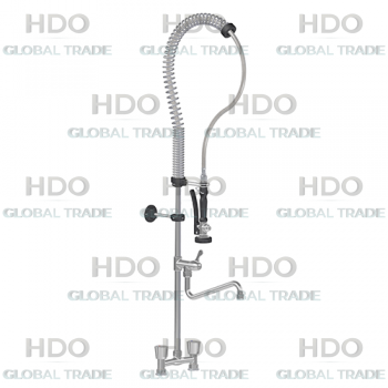 PRE RINSE SHOWER UNIT WITH TWO HOLES MIXER TAP