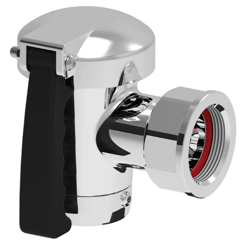 2 DRAIN COCK WITH ROTATING CONNECTOR FOR FOOD CONTACT