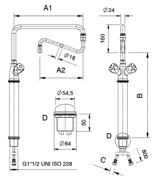 MONOBLOCK MIXER TAP